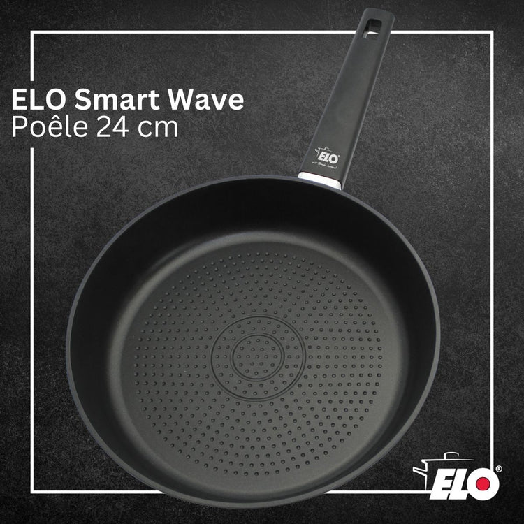 Poêle 24 cm antiadhésive sans PFAS Elo Smart Wave