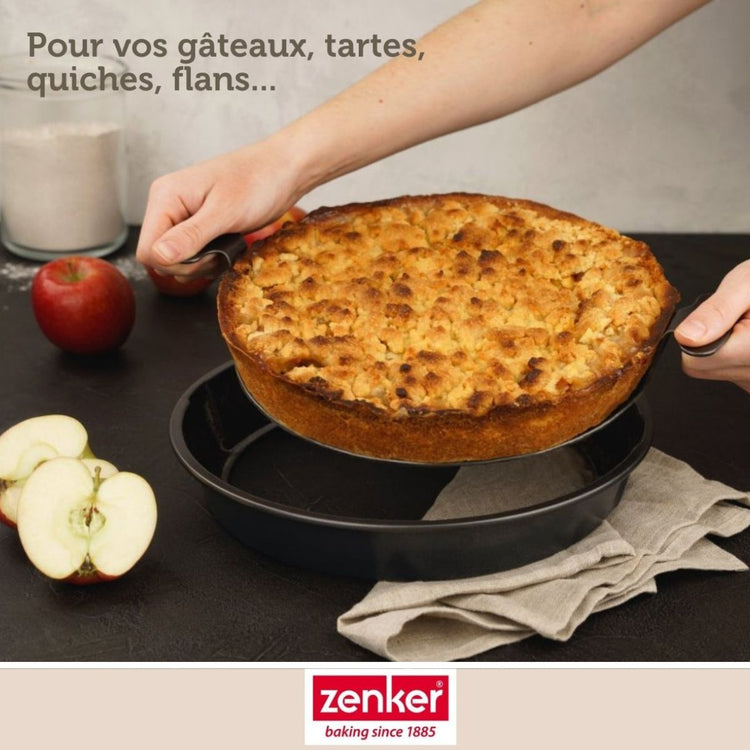 Set de 4 ustensiles de pâtisserie moule à gâteaux bol et spatule Black mettallic Black mettallic Zenker Black mettallic