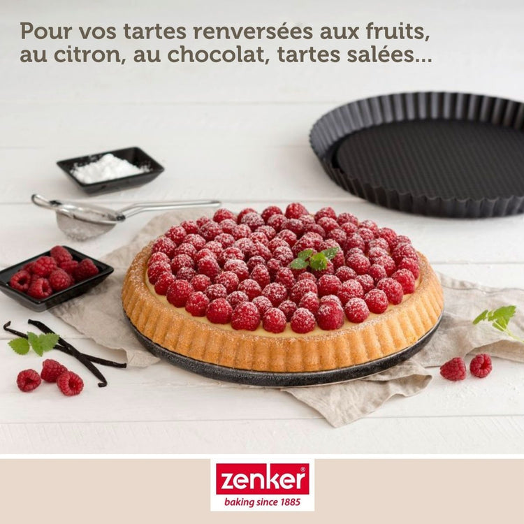 Set de 4 ustensiles de pâtisserie moule à gâteaux 2 bols et spatule pâtisserie Black metallic Black mettallic Zenker Black mettallic