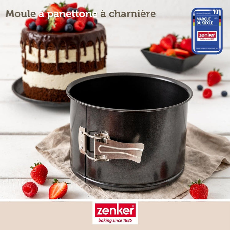 Set de 4 ustensiles de pâtisserie moule à gâteaux 2 bols et spatule Black metallic Black mettallic Zenker Black mettallic