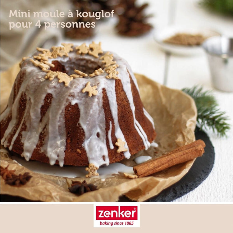 Set de 4 ustensiles de pâtisserie moule à gâteaux bols et spatule Spécial mini Spécial mini Zenker Spécial mini