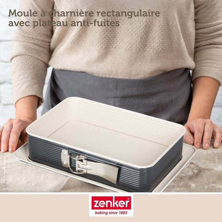 Set de 4 ustensiles de pâtisserie moule à charnière 2 bols et spatule Zenker Smart Pastry