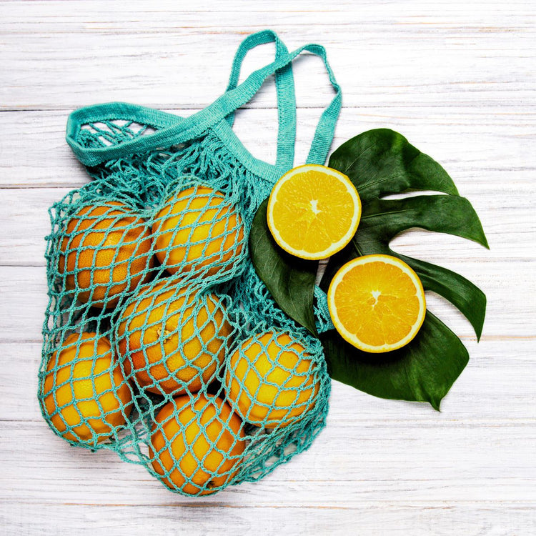 Lot de 3 sacs à provisions type filet de course Fackelmann Nature