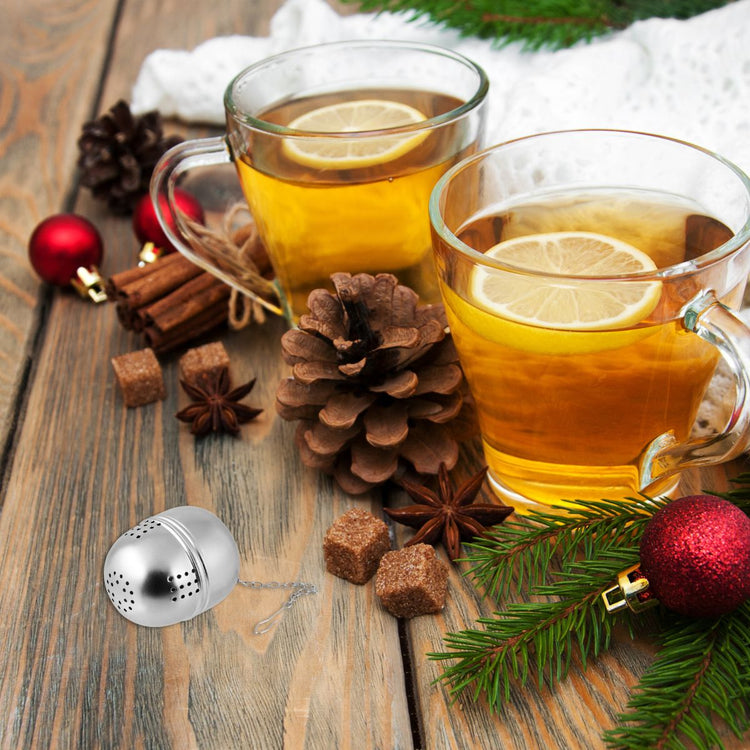 Lot de 2 boules à thé ovale en inox Fackelmann Petit Déjeuner