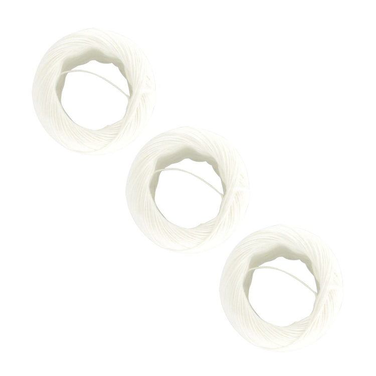 Lot de 3 pelotes de ficelle alimentaire 80 m Fackelmann