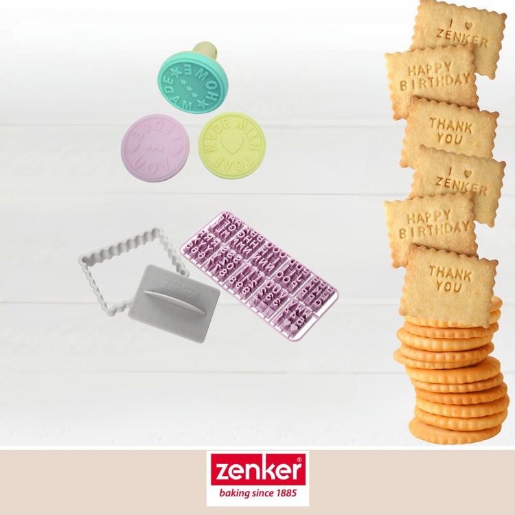 Ensemble de tampon pour biscuits Zenker Smart Pastry
