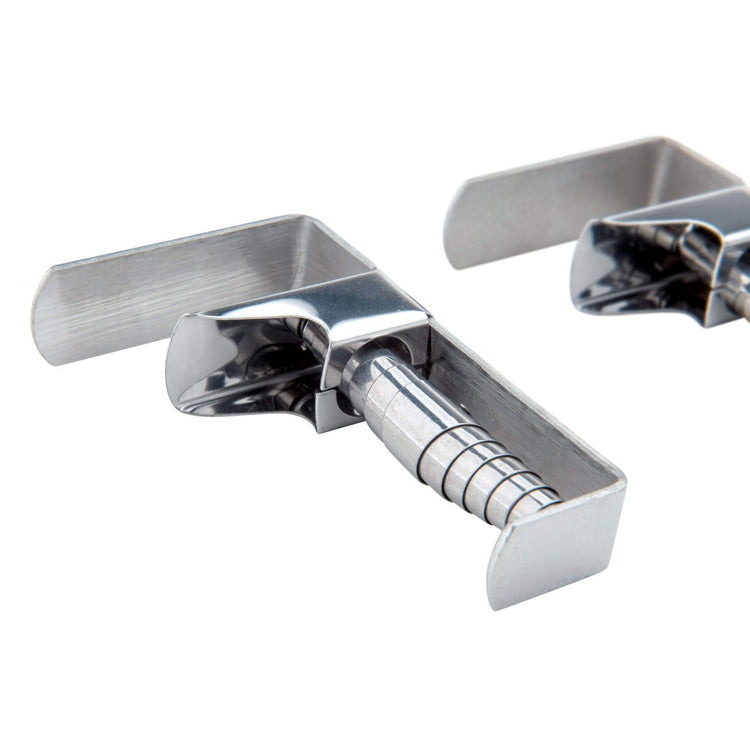 Lot de 8 pinces pour nappe en acier inoxydable Fackelmann Tecno