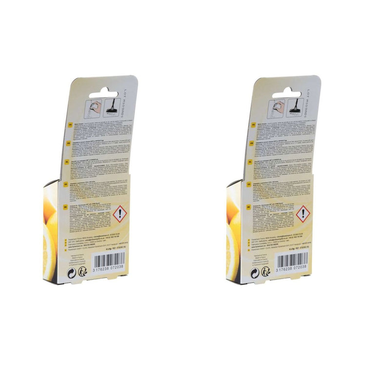 Lot de 2 x 4 Sachets de granulés de parfum pour aspirateur à la citron TopFilter