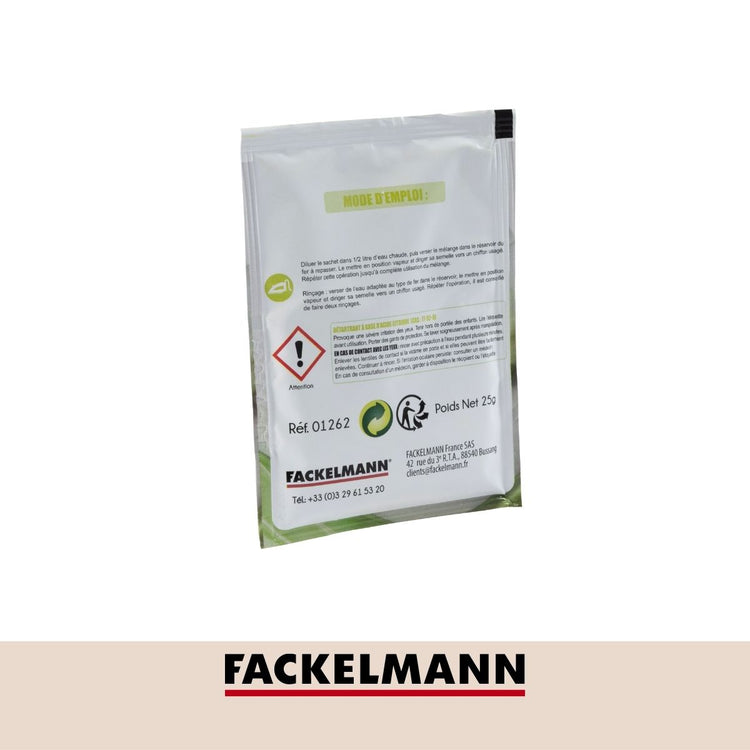 Lot de 3 sachets détartrants pour fer à repasser Fackelmann