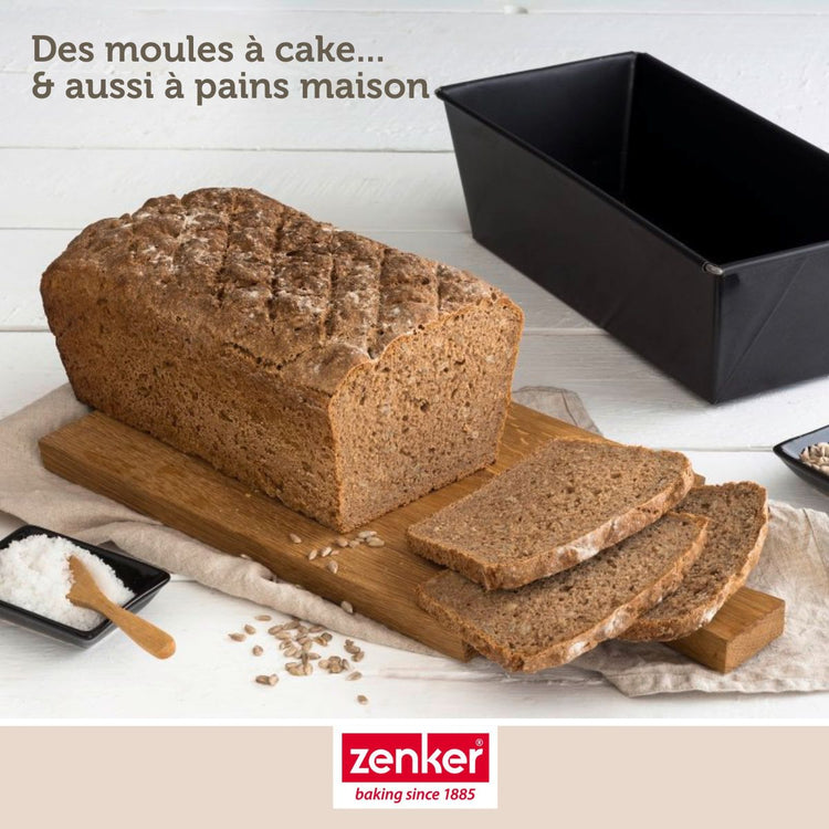 Lot de 2 moules à cake 25 cm Zenker Pure