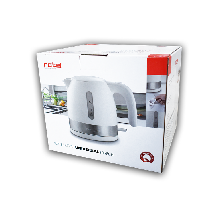 Bouilloire électrique inox sans fil 1 litre Rotel