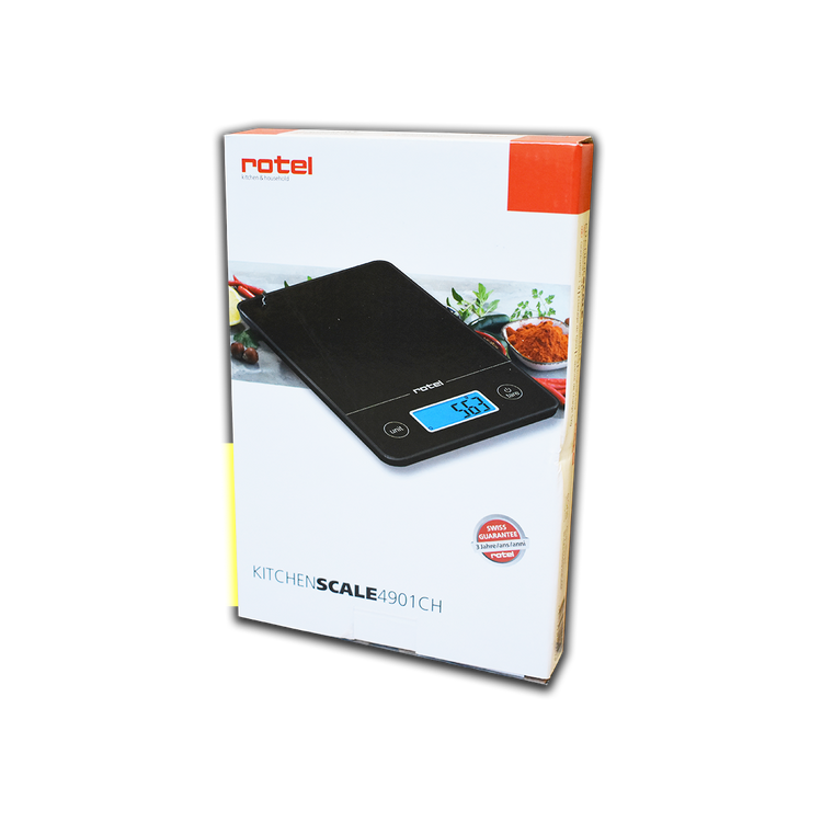 Balance de cuisine Noir électronique écran tactile Rotel