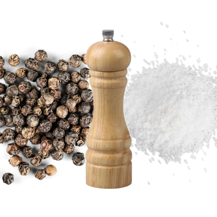 Moulin à poivre manuel couleur bois 18 cm FM Professional Divers