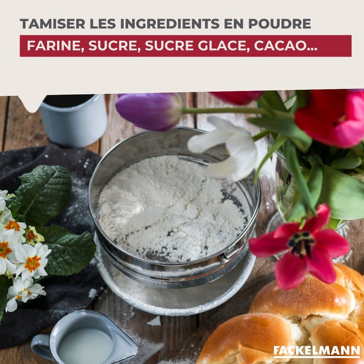 Tamis de cuisine inox extra fin Fackelmann