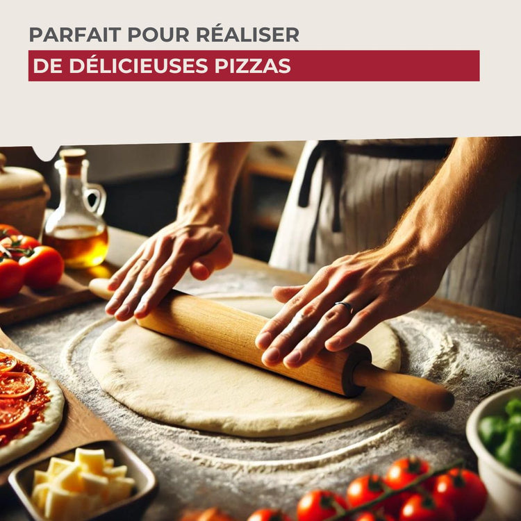 Rouleau à pâtisserie en bois Fackelmann Wood Edition