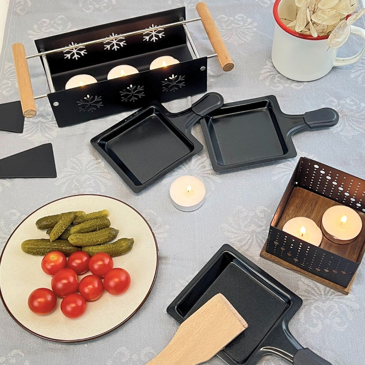 Raclette a la bougie 2 personnes Fackelmann spécialités culinaires