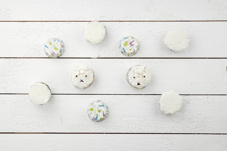 Lot de 50 moules à muffins en papier motif lama et cactus 7 cm Zenker Smart Pastry