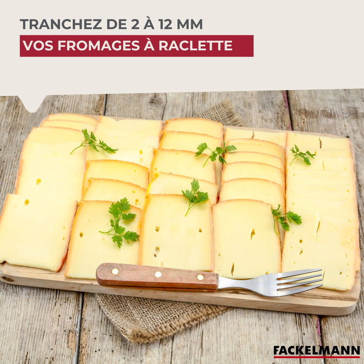 coupe tranche fromage en inox fackelmann spécialités culinaires
