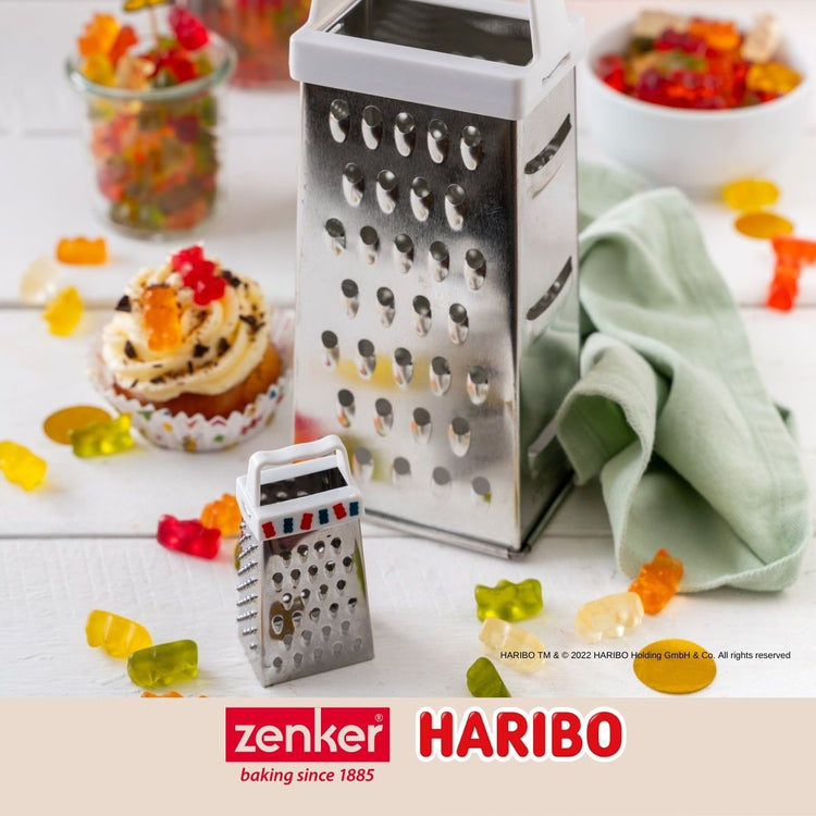Mini râpe de cuisine et pâtisserie 4 faces Zenker Haribo