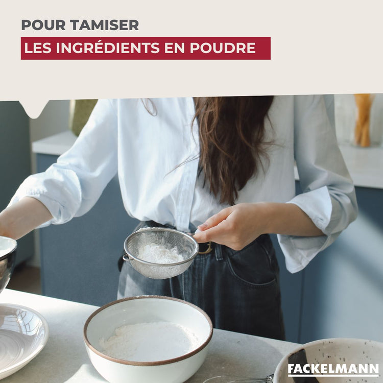 Passoire Chinois 16 cm de diamètre en inox Fackelmann