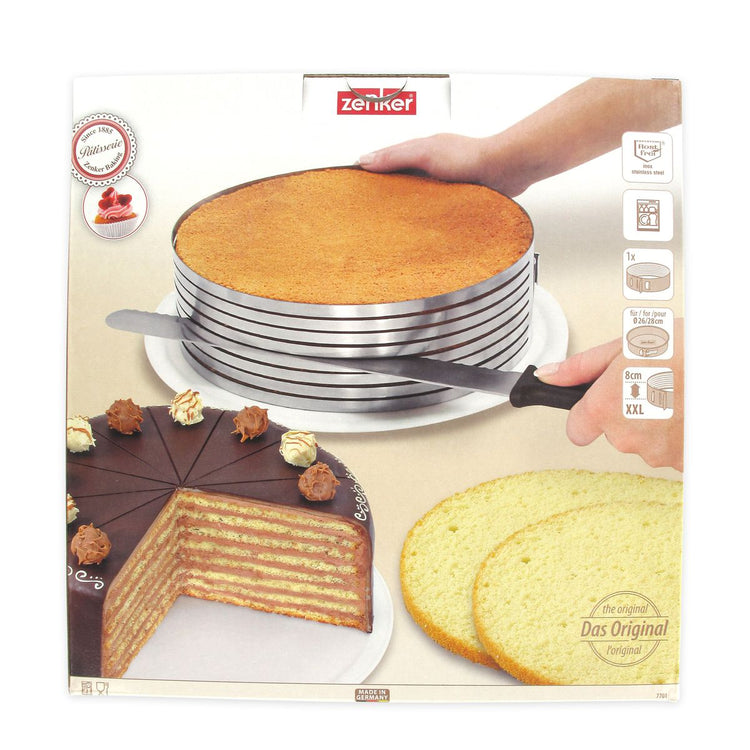 Cercle de pâtisserie pour trancher les gâteaux en étages