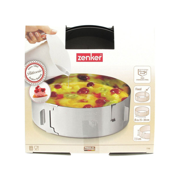 Cercle de pâtisserie réglable Zenker