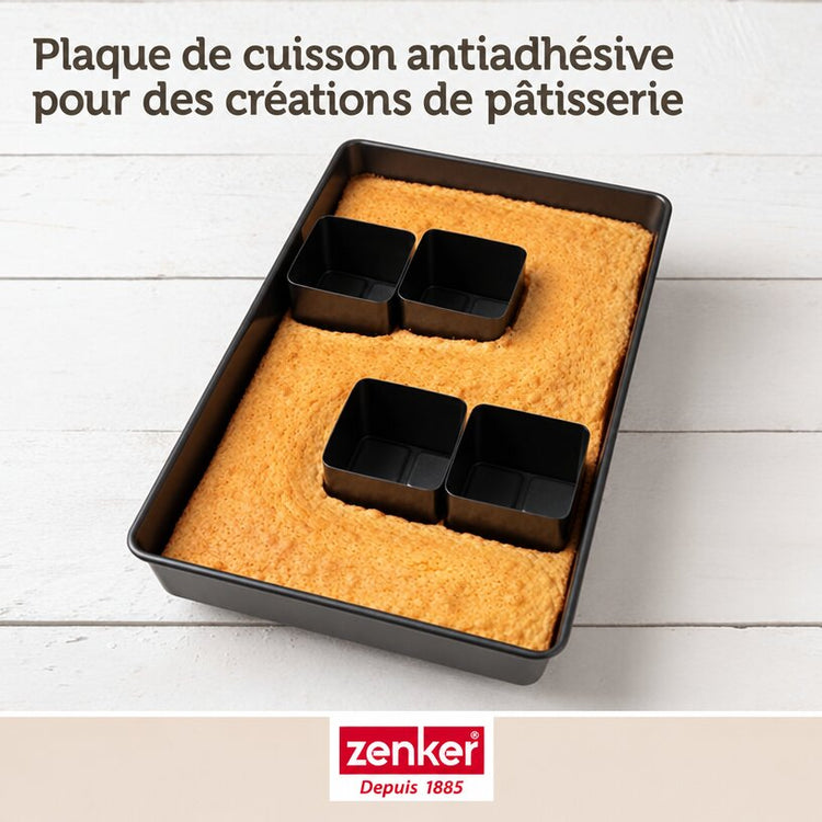 Moule à gâteau chiffres et lettres sans PFAS, set de 9 pièces Zenker