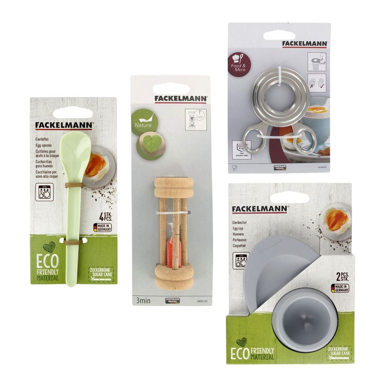 Ensemble de 4 ustensiles de cuisine pour la cuisson des œufs Fackelmann