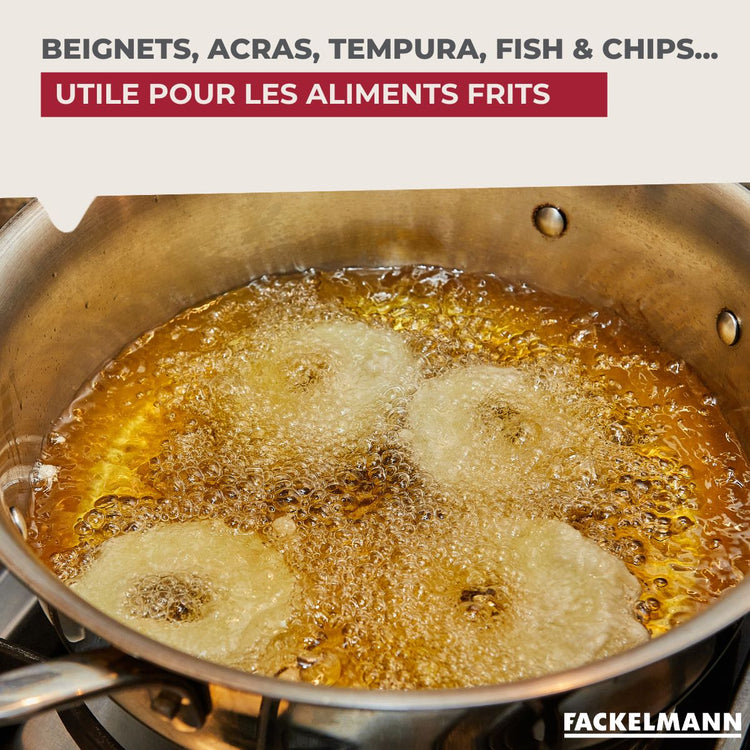 Ensemble de 2 Ecumoires inox 32 cm Fackelmann Oxford