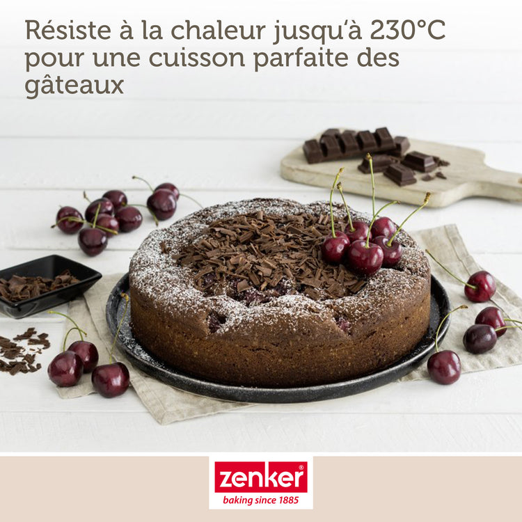 Ensemble de 2 Moules à manqué à charnière 20 cm Zenker Black Metallic