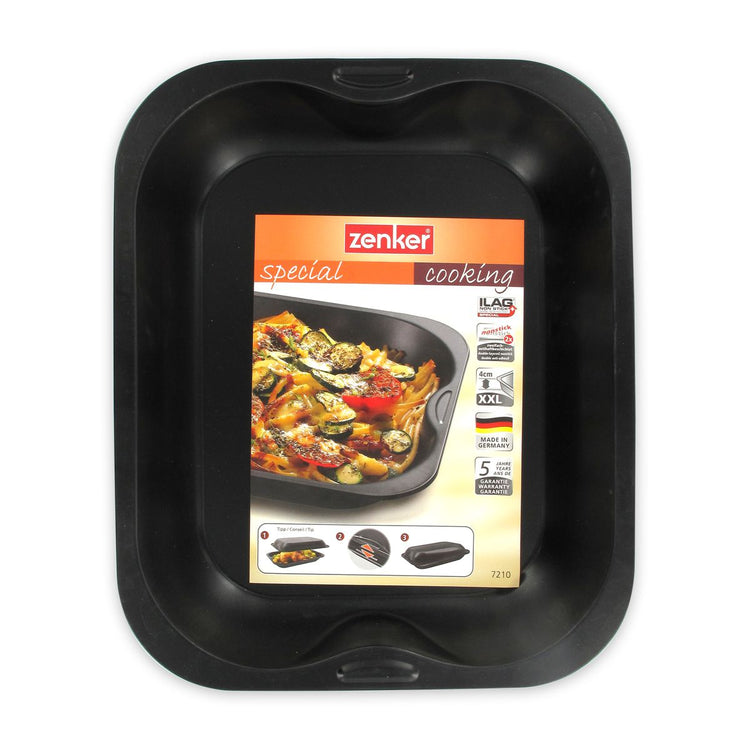 Set de 2 plats four 28/23 cm en acier avec 2 ustensiles Zenker Special cooking