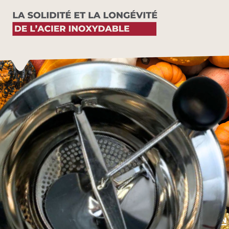 Moulin à légumes inox 24 cm Fackelmann Handmade Tradition