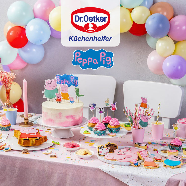 Couteau de cuisine et détacheur à gâteau pour cuisiner avec les enfants Dr. Oetker Peppa Pig