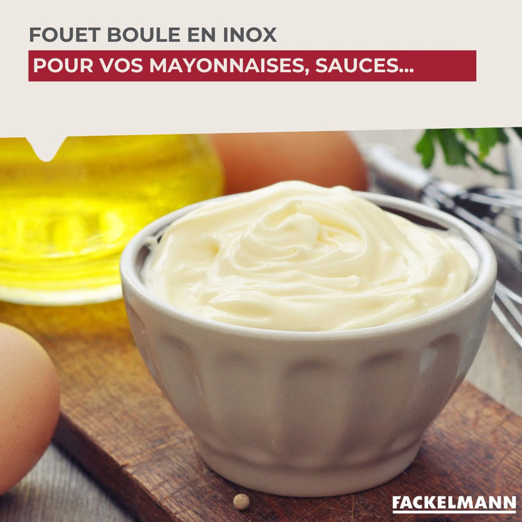 Fouet boule inox 26,5 cm Fackelmann Ovale Limited Edition