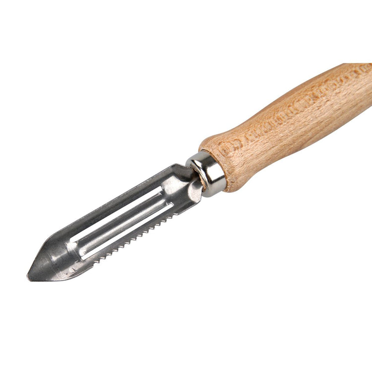 Eplucheur à légumes type économe Fackelmann Wood Edition