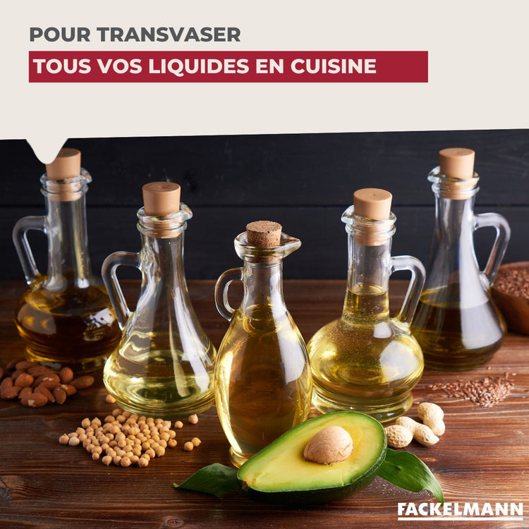 Lot de 3 entonnoirs en plastique Fackelmann