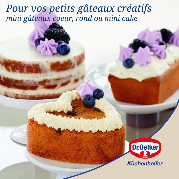 Set de 3 mini moules Dr Oetker Exclusive