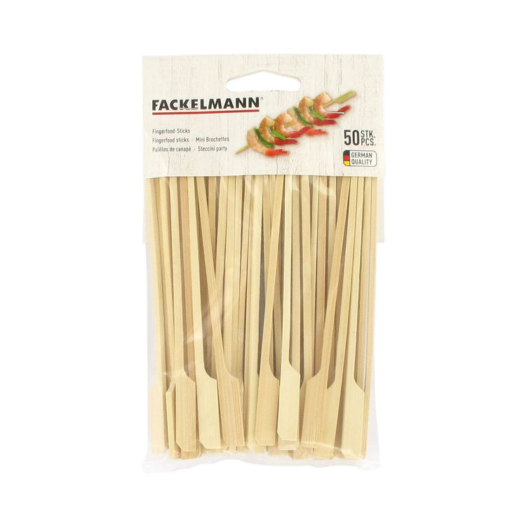 Lot de 50 pics à brochettes en bois Fackelmann Wood Edition