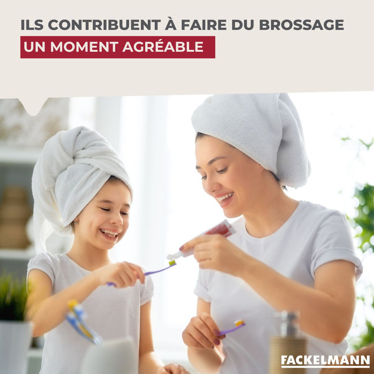 2 étuis de Protection pour Tête de Brosse à Dents Fackelmann Tecno