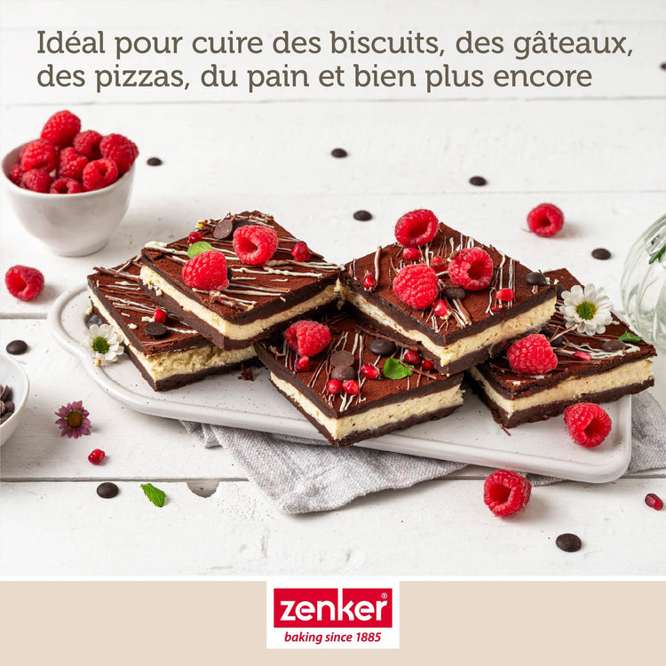 Plaque de four extensible de 35-52 x 32 cm Zenker Perfect Black +