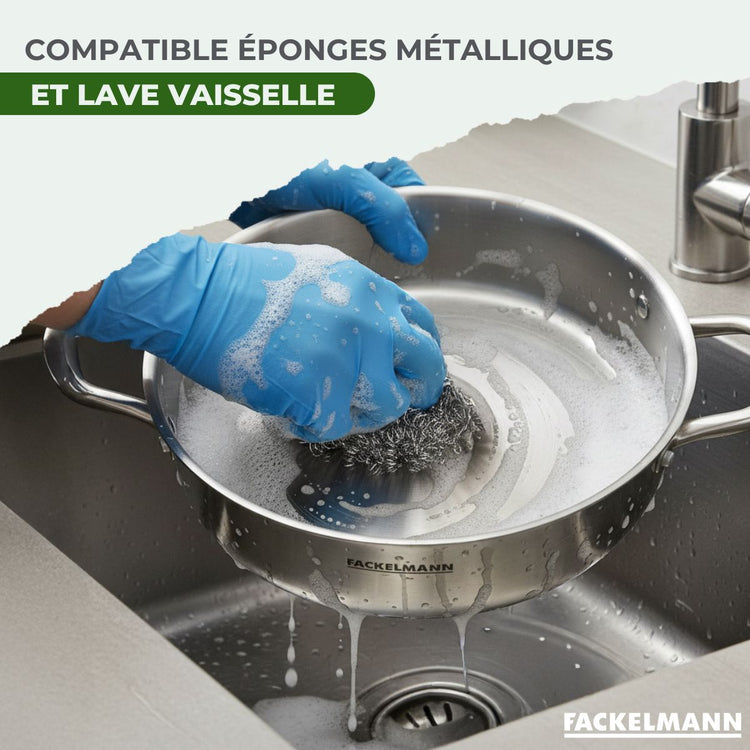 Sautoir 28 cm en inox 18/10 Triply Fackelmann Vita3