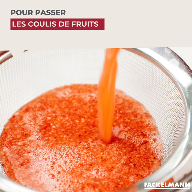 Passoire Chinois 10,5 cm de diamètre en inox Fackelmann