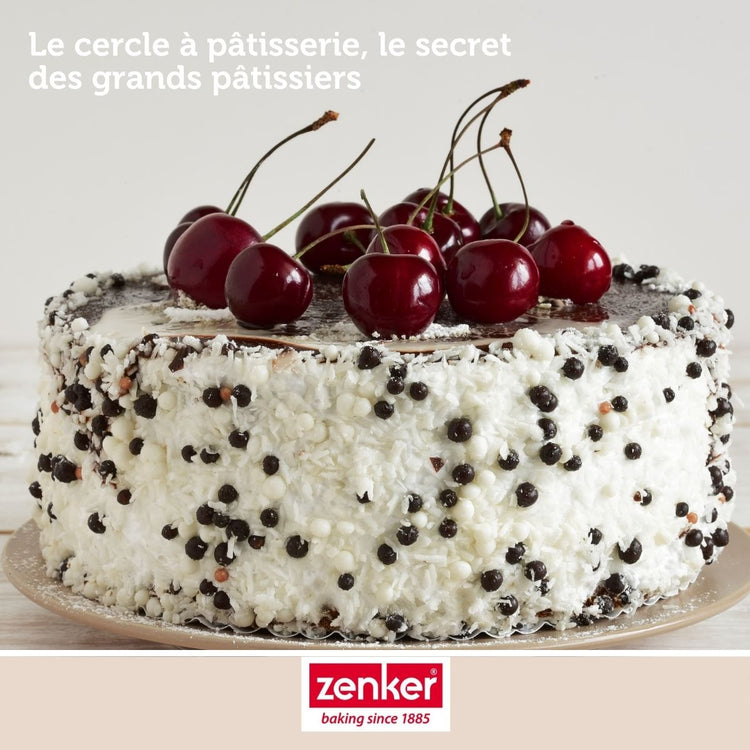 Cercle de pâtisserie réglable Zenker