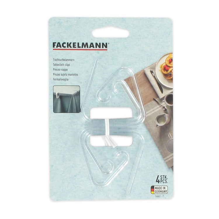 Lot de 8 pinces à nappe Fackelmann Tecno