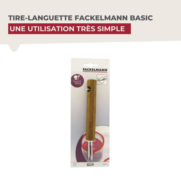 Duo Ouvre boîte manuel papillon et tire languette Fackelmann