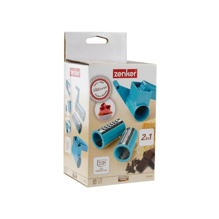 Ensemble de 2 Mini moulins râpes pour chocolat Zenker Sweet Sensation