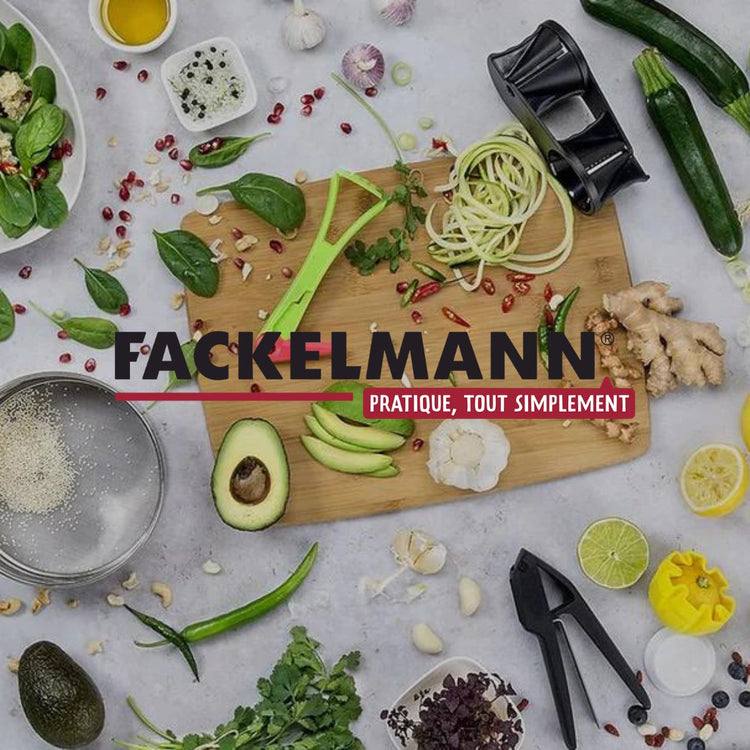 Set de 2 ustensiles de cuisine cuillère en bois Fackelmann Boisselerie