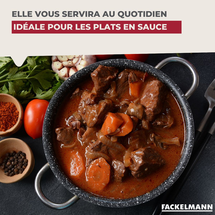 Ensemble de 2 Cuillères de service inox 31,5 cm Fackelmann Oxford