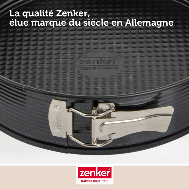 Ensemble de 2 Moules à manqué à charnière 26 cm Zenker Black Metallic