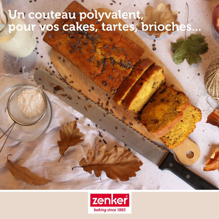 Set de 2 couteaux unitaires 30 cm en plastique Zenker Smart Pastry